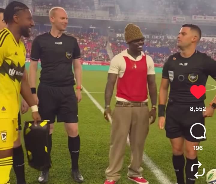 Asake Conducts Ceremonial Coin Toss As Guest Of Honour In US MLS Match