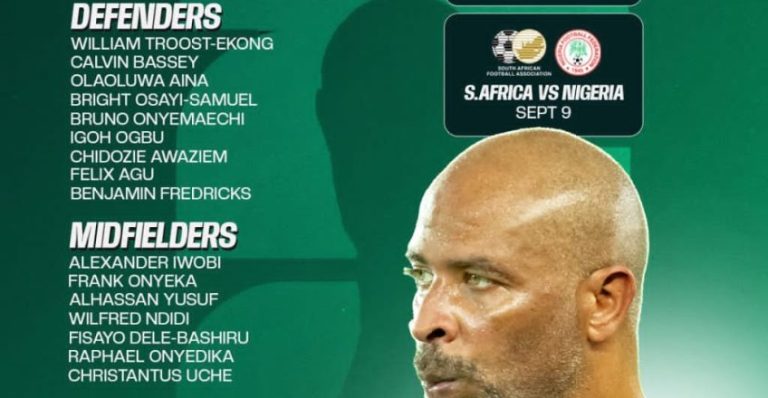 World Cup Qualifiers: Chelle Picks Ekong, Iwobi, Osimhen, 28 Others in Provisional List of 31