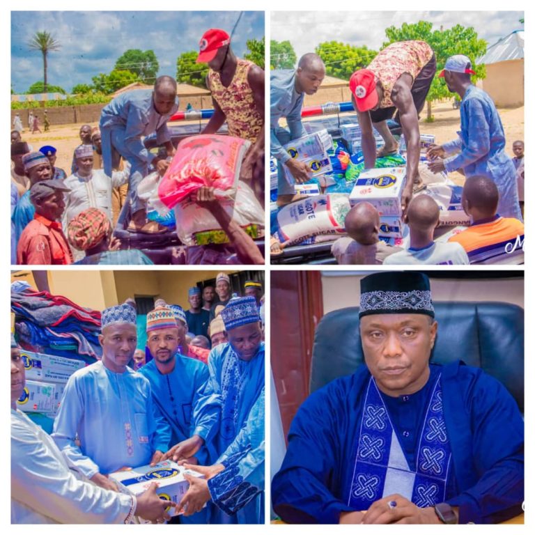 Fire Outbreak: Bauchi Speaker Donates Relief Materials Worth Over N3m