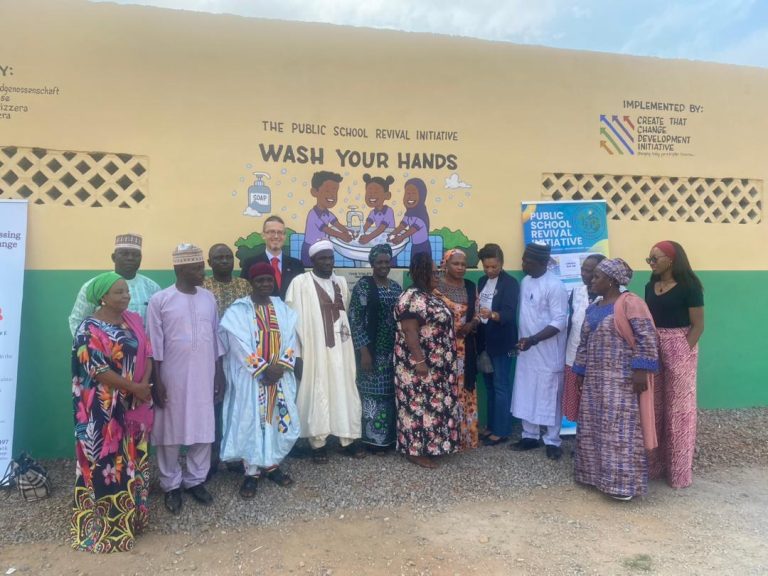 Swiss Embassy, CCDI Inaugurate Toilets, Library in Abuja School
