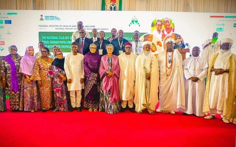 First Lady Flags Off Measles-Rubella Vaccine Campaign For Children