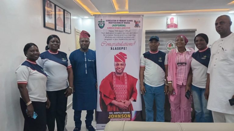 AOPSHON Visits Alimosho LG Chairman; Applauds His Commitment to Education, Good Governance
