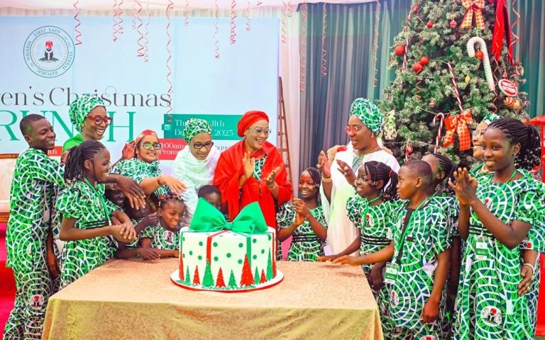 First Lady Hosts Children Xmas Brunch, Assures On President’s Commitment To Safe Society