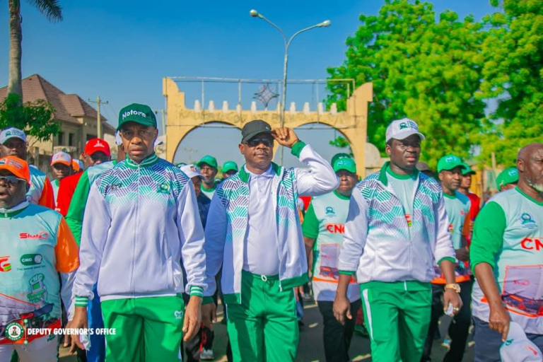 Bauchi Dep Gov, Speaker, N’Assembly Participate in Annual Ground Road Walk