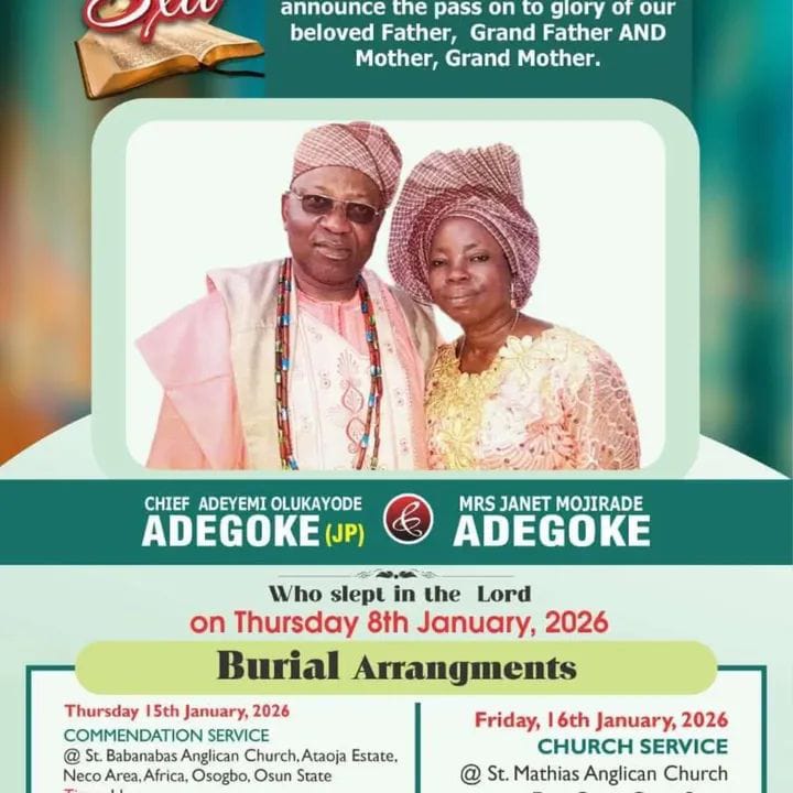Husband, Wife Who Died Same Day, Set for Burial