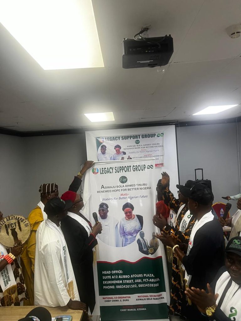 Legacy Support Group Defends Tinubu’s Reforms, Faults Opposition Over “Misinformation”