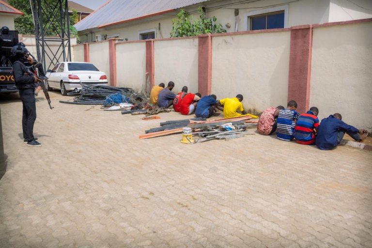NSCDC Busts Criminal Ring in Abuja, Arrests 10 Suspects in Vandalism, Kidnapping Crackdown