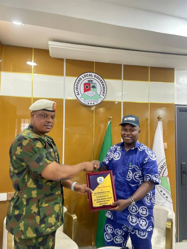 Alimosho LG Chairman Hosts Air Force Commander, Strengthens Security Collaboration