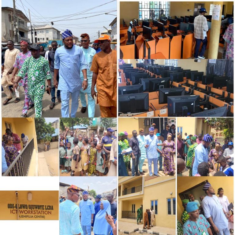 Jakande Leads Odiolowo-Ojuwoye Officials on Inspection Tour of Council’s Ongoing Projects