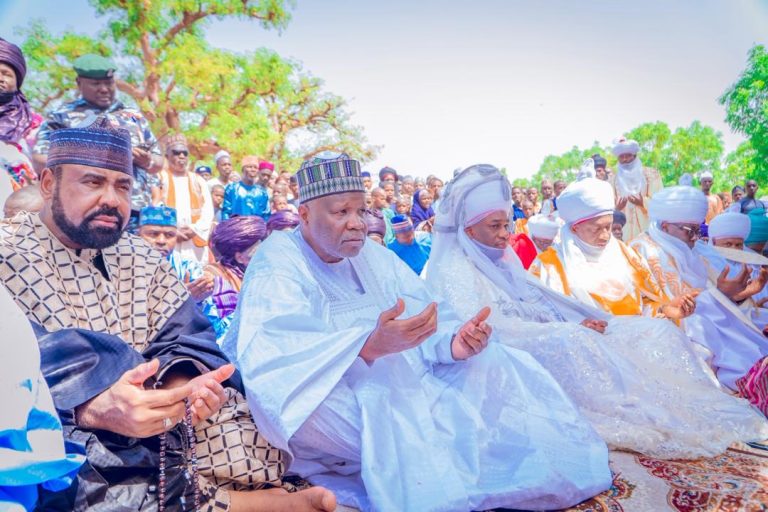 Gov Inuwa Yahaya Joins Emir of Gombe, Muslim Faithful for Eid Prayers