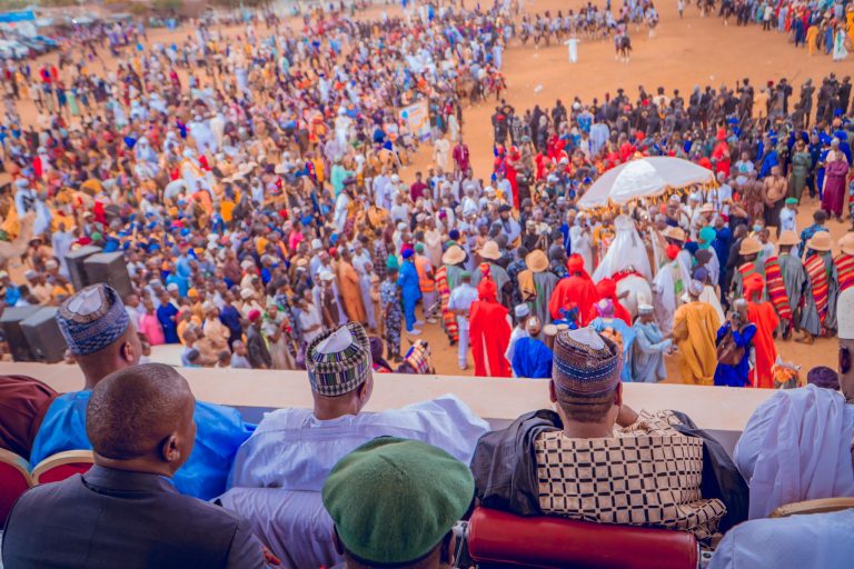 At Sallah Mini Durbar, Gombe Emir Hails Inuwa Yahaya Over LCDAs, 7-yr Transformational Leadership