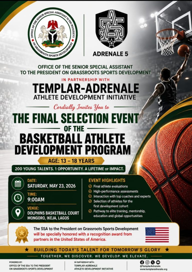 Tinubu’s Aide, Templar-Adrenale Partner on ‘Lagos For Basketball Talents Hunt’
