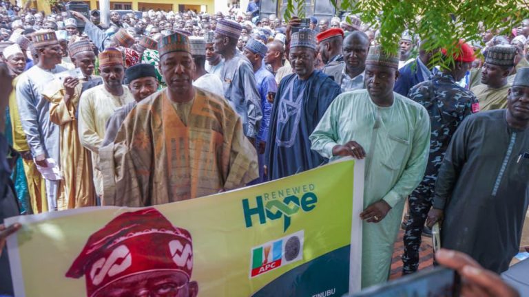 Tinubu Sweeps Zulum’s Ward with 100% Votes in APC Presidential Primary