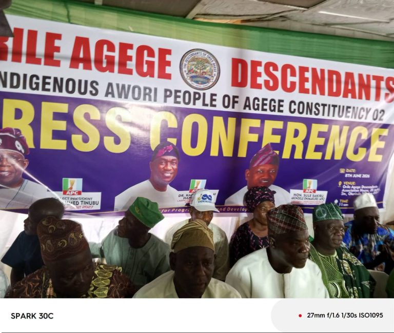 Orile-Agege People Laud Tinubu, APC, GAC Over Enimakure’s Candidacy, Promise Massive Votes in 2027