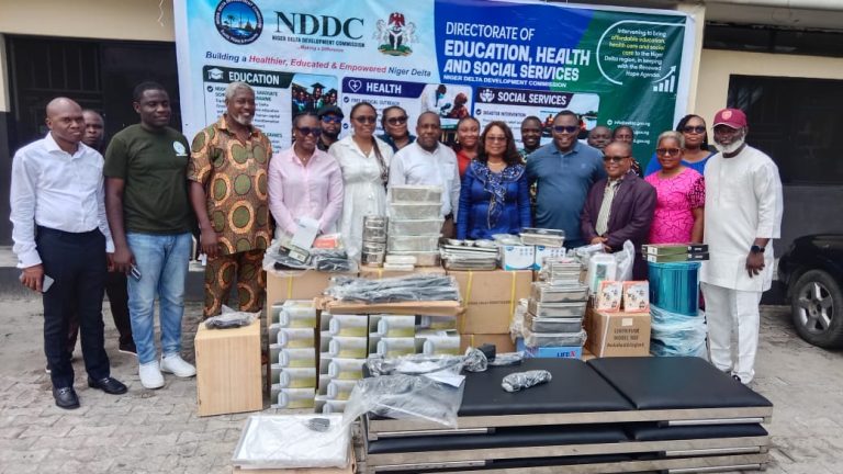 NDDC Donates Medical Equipment to Rivers Health Centre