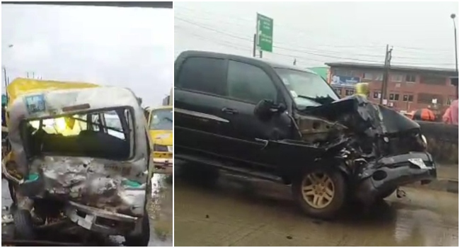 Commercial Bus Driver Dies In Lagos Multi-vehicle Collision