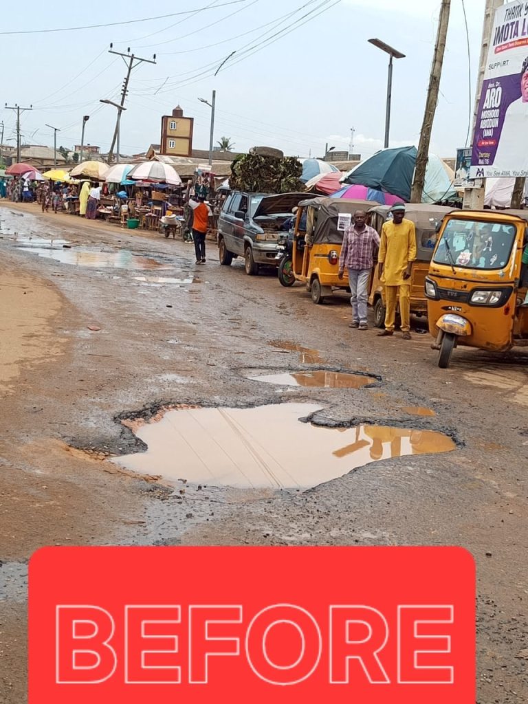 Relief for Motorists as Benson Moves to Fix Major Roads in Imota