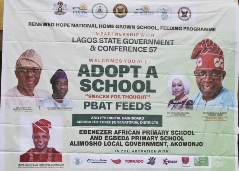 Alimosho LG Hosts Launch of ‘Adopt a School: Snacks for Thought, PBAT Feeds, Project’