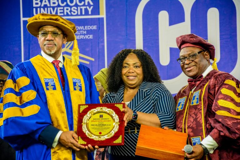 Abiodun Charges Graduates to Solve Nigeria’s Challenges, Bags Babcock Good Governance Award