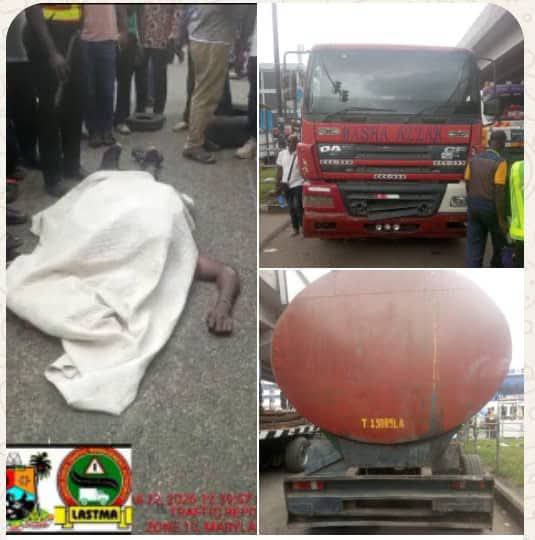 LASTMA Nabs Fleeing Hit & Run Tanker Driver after Killing Delivery Rider’s Life