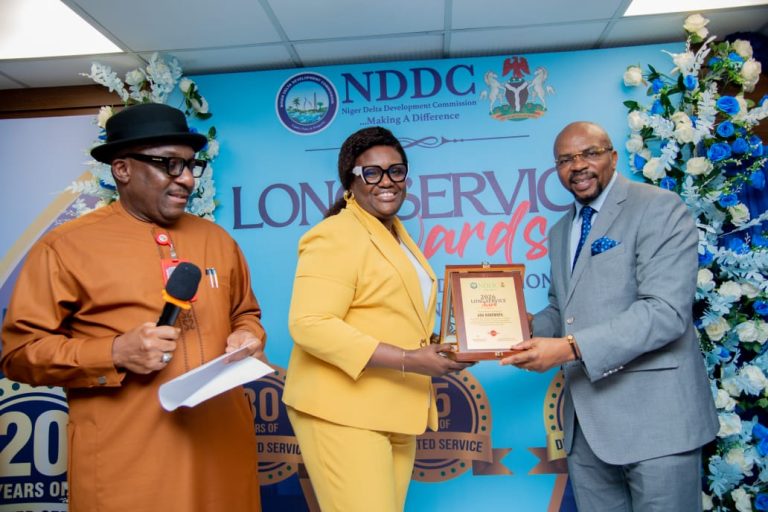 NDDC Honours 78 Staff with Long Service Awards