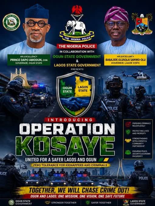 No Hiding Place: Inside Operation Kosaye and Ogun’s New Security Doctrine