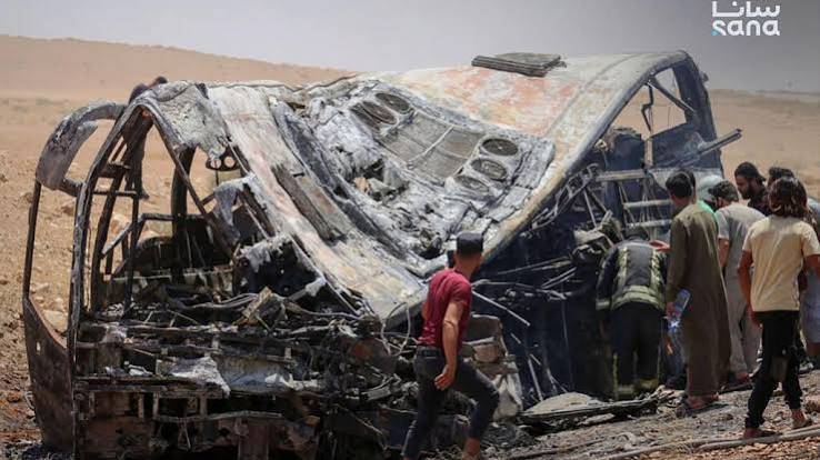 Syria Bus Crash Death Toll Jumps to 35