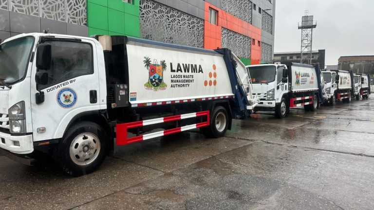 LAWMA Deploys 10 New Compactor Trucks to Boost Waste Evacuation