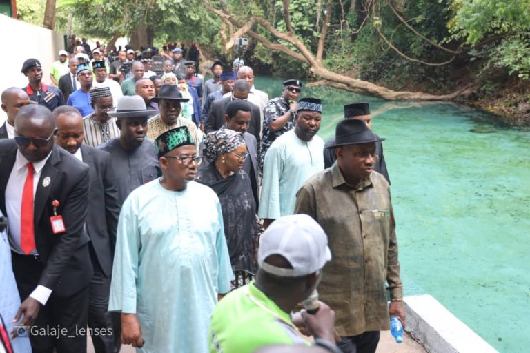 Bauchi Gov Leads ex-President Jonathan On Inspection Tour Of Revamped Yankari Game Reserve Facilities