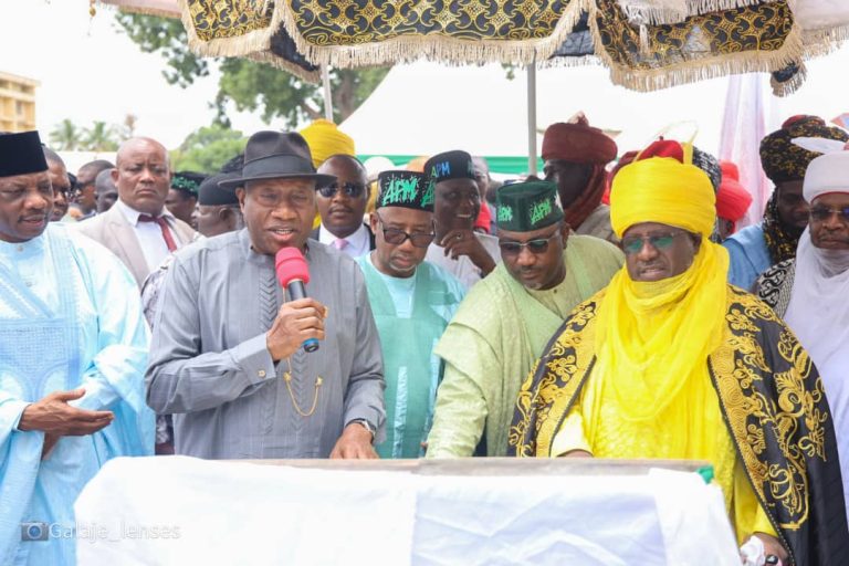 Ex-President Jonathan Commissions 18 Township Roads, Lays Foundation for Four Recreational Parks in Bauchi