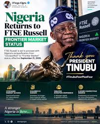 Nigeria Set to Return to FTSE Russell Frontier Market Status in September