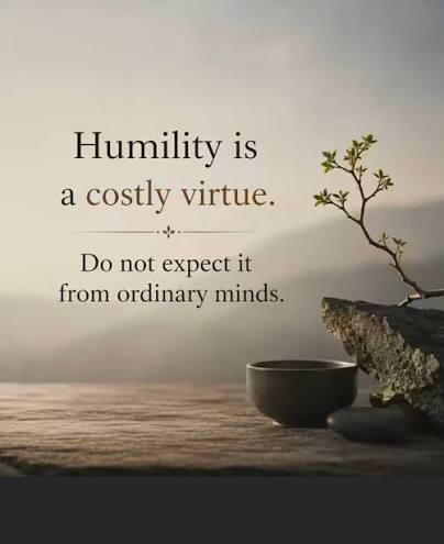 Reflection on Humility as a Costly Virtue