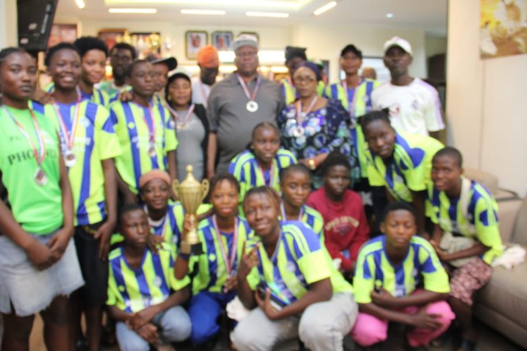 Apapa-Iganmu Council Boss Hosts Silver-winning Olugbani Girls