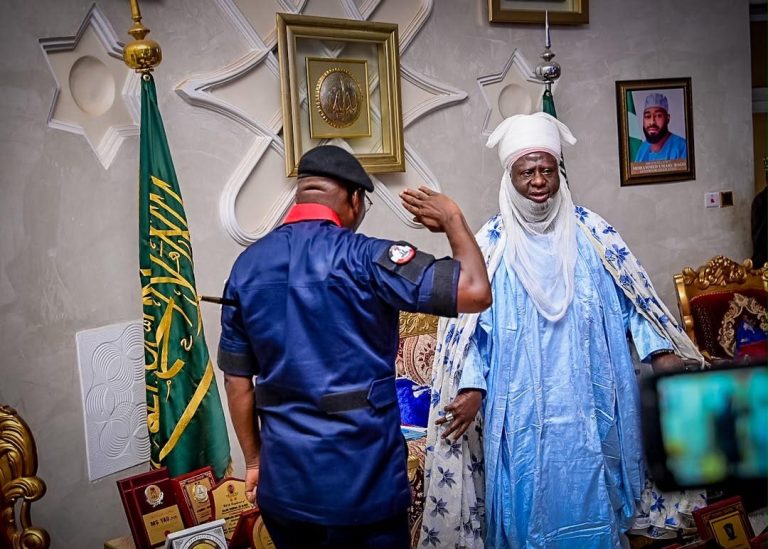 NSCDC CG Visits Minna Emir, Families of Dead Detainees