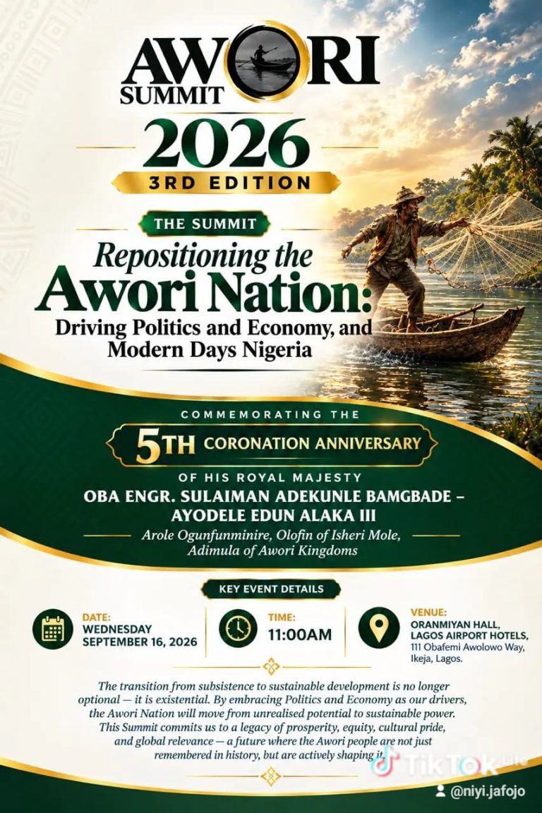 Lagos APC Chairman Ojelabi to Deliver Awori Summit Lecture