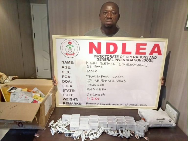 NDLEA Nabs Herbal Tea Merchant over Cocaine Shipments to Saudi Arabia; Busts Drug Network in 9 States